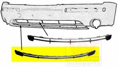 VAN WEZEL 1828599 -  Решетка вентилятора, буфер
